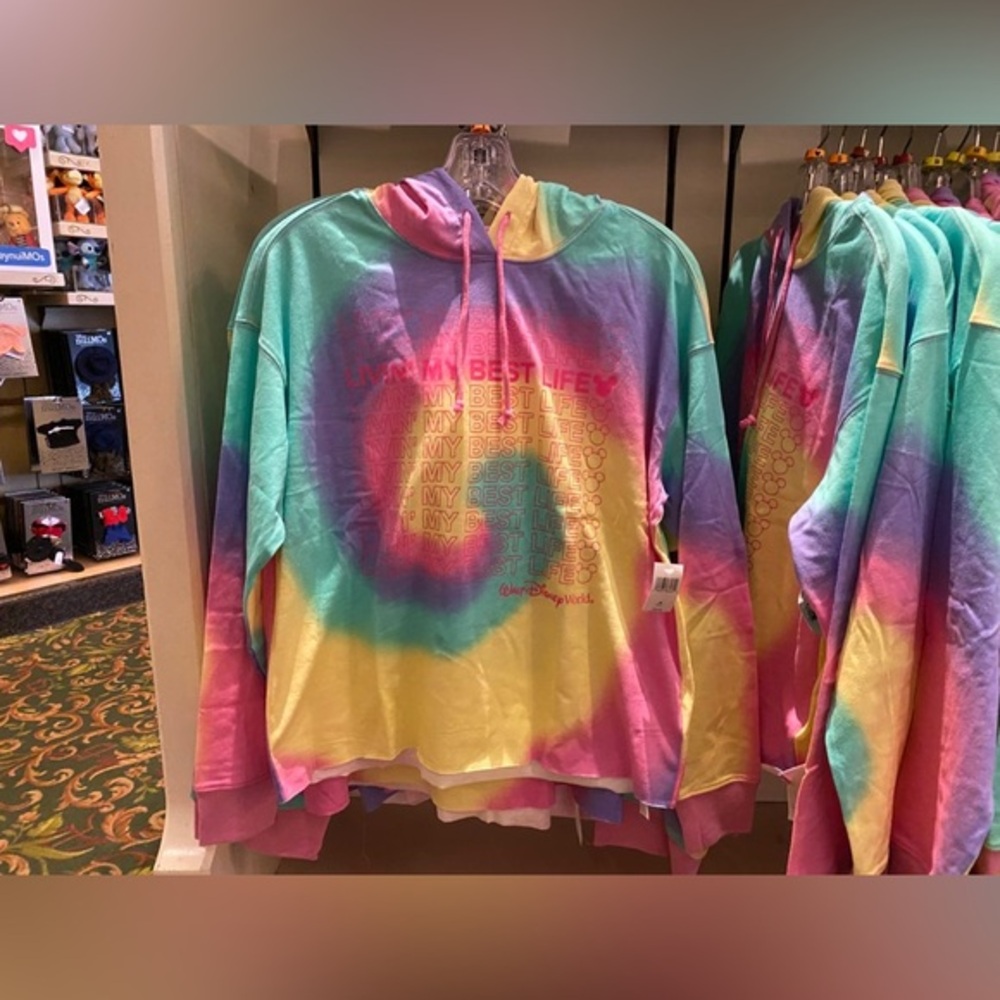 Disney Mickey Icon ‘Living My Best Life’ Pullover EUC Size - S